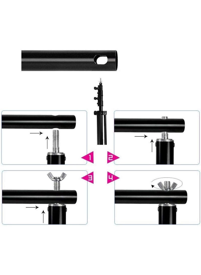 eWINNER Photographic Background Stand - 3m x 2.6m, 10ft x 8.5ft - Image 2